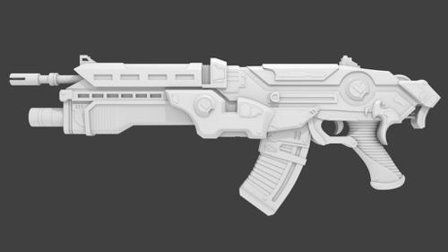 Sci Fi Assault Rifle preview image